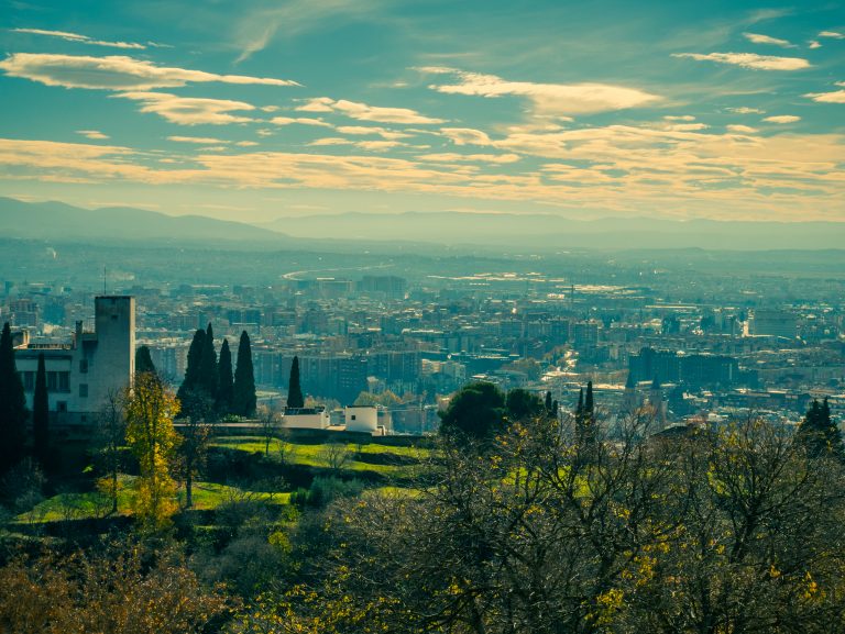 Panoramic view of Granada City.